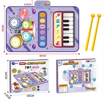 Kids Multifunctional Drum Kit – Fun & Educational Music Toy